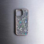Pembe Taşlı Hologramlı İphone 15 Pro Max Kılıf