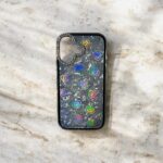 Siyah Taşlı Hologramlı İphone 16 Kılıf