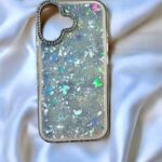 Pembe Taşlı Hologramlı İphone 16 Kılıf