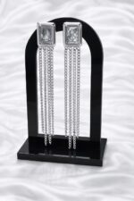 Crystal Chain Küpe - Görsel 2