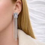 Crystal Chain Küpe