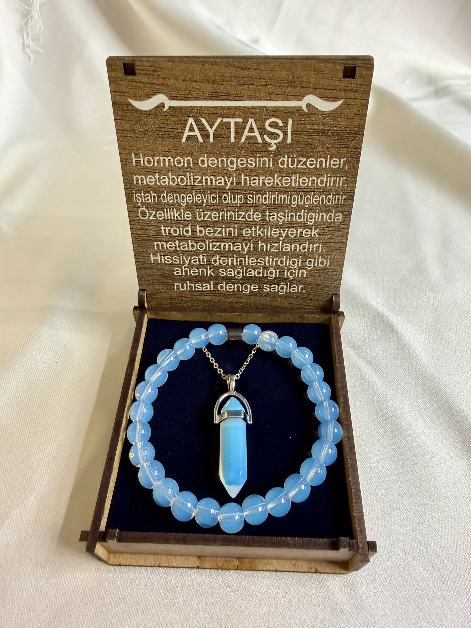 aytaşı 2 Aytaşı Kolye & Bileklik Seti - Görsel 1