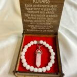 Kuvars Taşı Kolye & Bileklik Seti