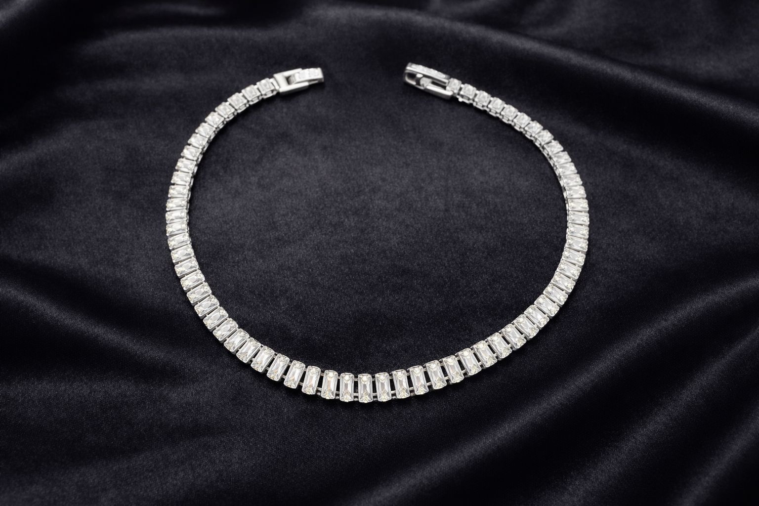 su yolu gümüş Silver Su Yolu Taşlı Bileklik - Görsel 1